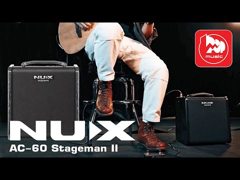 Видео: Комбик для акустической гитары NUX AC-60 Stageman II (лупер, драм-машина и IR)