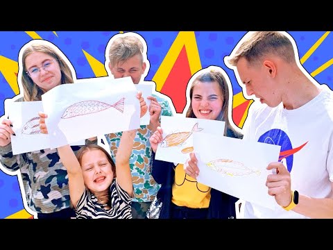 Видео: МОМЧЕТА срещу МОМИЧЕТА! Този, който рисува най-лошо, трябва да яде | Тийнейджърска серия