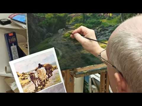 Видео: Рисуем быков