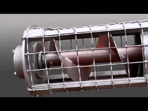 Видео: Шнековый транспортер / погрузчик / конвейер | kirelmash.com.ua