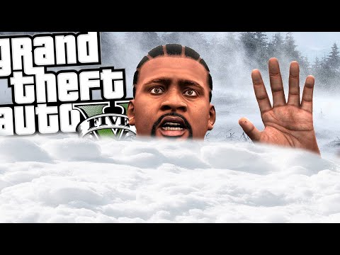 Видео: ЖУТКАЯ ЗИМА! ФРАНКЛИН ЗАМЁРЗ ДО СМЕРТИ! - GTA 5 (Моды ГТА 5)