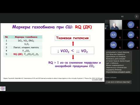 Видео: Игорь Заболотских: маркеры газообмена при септическом шоке / journal_vit