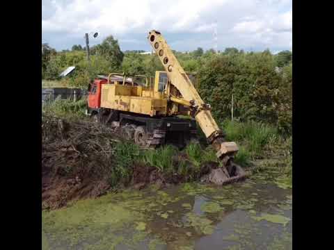 Видео: Очистка водоёма. Часть 2. Удаление ила со дна водоёма механическим путём.