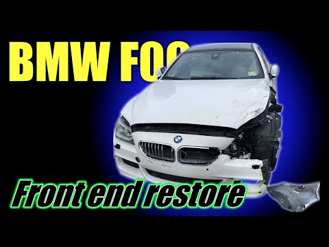 Видео: BMW F06. Front end restore. Ремонт переда.