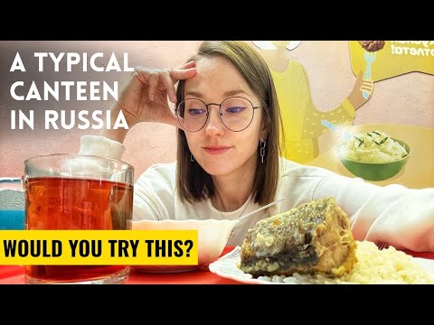 Видео: Типичная русская столовая 🇷🇺 Какую еду едят русские? Сколько это стоит?