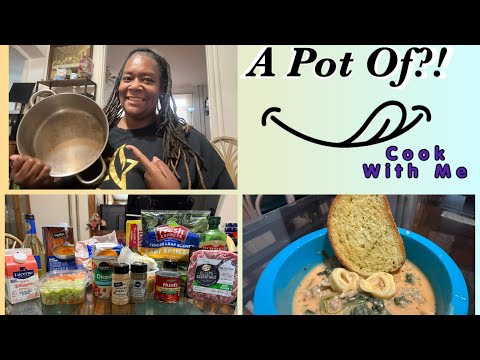 Видео: Готовьте со мной: челлендж «Pot Of» от JT! Итальянский суп с колбасками и тортеллини