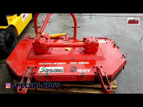 Видео: Японская роторная косилка.