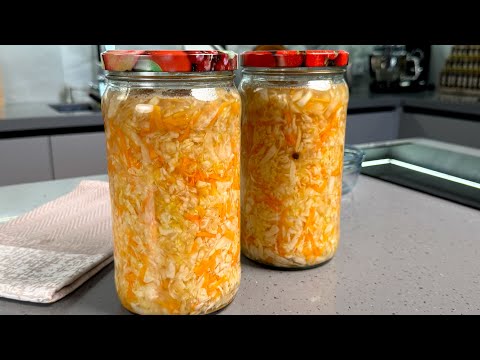 Видео: Квашеная капуста "Трёхдневка", простейший РЕЦЕПТ! Хрустящая, очень вкусная! Получается ВСЕГДА!