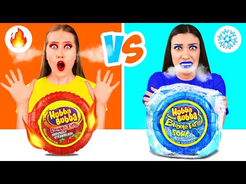 Видео: Холодная или Горячая Еда Челлендж | Смешные Челленджи от DoDo Challenge