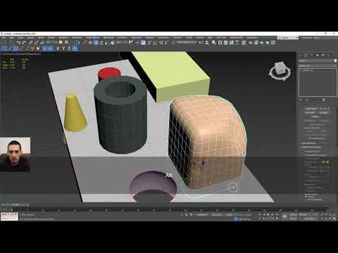 Видео: Созданиe объектов в 3Ds Max. Инструмент Boolean.