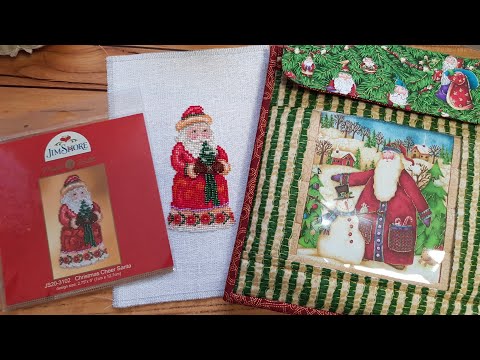 Видео: 256. Рукодельный микс 98/ Конверт для процессов Милл Хилл/ Санта20-3105  Jim Shore MH/ Мишка от РТО