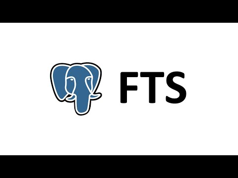 Видео: Полнотекстовый поиск в PostgreSQL