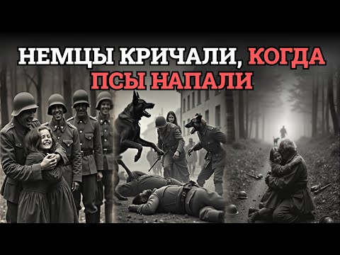 Видео: Как немцы связали старика и бросились на его внучку, но внезапно на дорогу вырвалась стая овчарок
