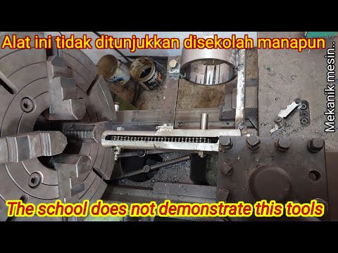 Видео: Этот токарный станок не показан ни в одной школе!! сделать шпоночные пазы, ребра и масляные канавки