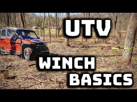Видео: Как вытащить UTV из застрявшего квадроцикла за считанные секунды — основы работы с лебедкой UTV
