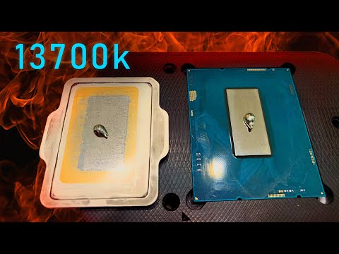 Видео: Скальпирование 13700k. Разгон! Стоит ли скальпировать процессор?