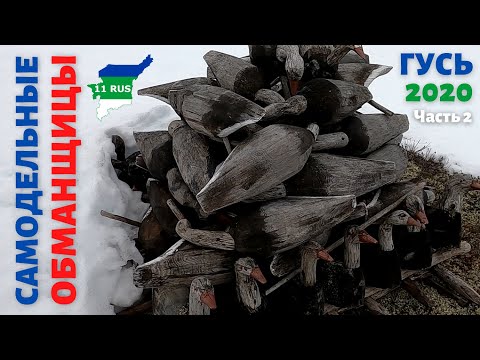Видео: Охота на гуся 2020. Гр-ца НАО с РК. Гусиный РАЙ, самодельные чучела, домашние куропатки. GoPro Hero8