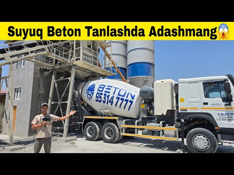 Видео: Endi Beton Quyush Oson👍 | Tayyor Beton Narxlari 2025 | Бетон Раствор