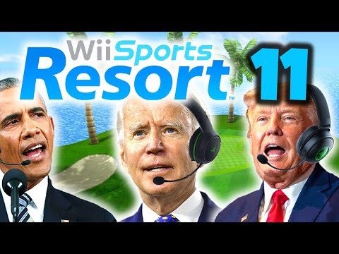 Видео: Президенты США играют в Wii Sports Resort Golf 11