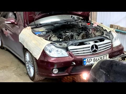 Видео: Mercedes-Benz w219 CLS350 замена балансвала на m272 двигателе‼️‼️‼️