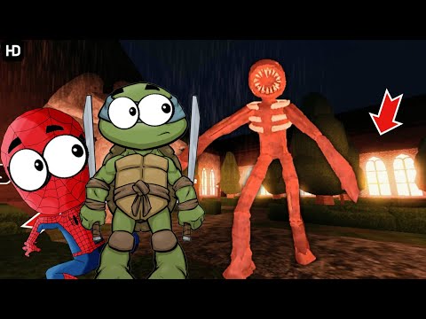 Видео: СИРЕНОГОЛОВЫЙ ЭТО ТЫ? Roblox Doors 3 - СПАЙДЕР И НИНДЗЯГО!