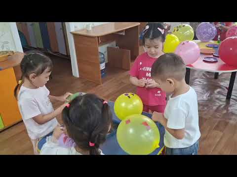 Видео: "Бөбектер" ересек тобы. Тақырыбы "Пішіндер"