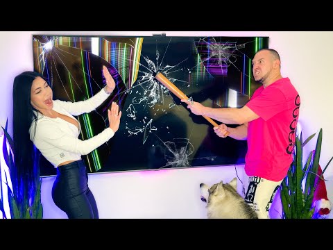 Видео: РАЗБИЛИ ТЕЛЕК / ПОЛНОЕ РАЗРУШЕНИЕ !