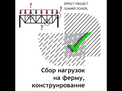 Видео: Лекция №21 Мохова Мария «Расчет стропильной фермы.»