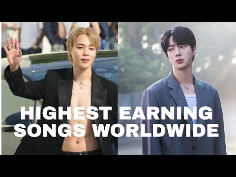 Видео: #jimin #jin САМЫЕ ВЫСОКОПРОДАЖНЫЕ ПЕСНИ НА Spotify по всему миру