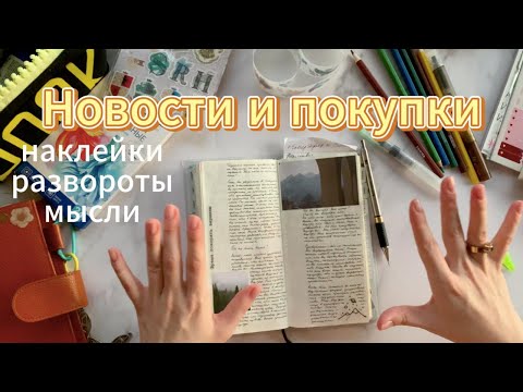 Видео: Канцелярские новости и покупки |  Листаю развороты