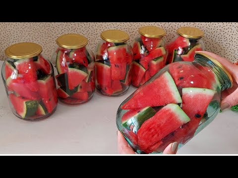 Видео: ВКУСНЕЕ, ЧЕМ СВЕЖИЕ! Вот так я СОХРАНЯЮ АРБУЗ НА НОВЫЙ ГОД! без стерилизации #назиму #арбуз