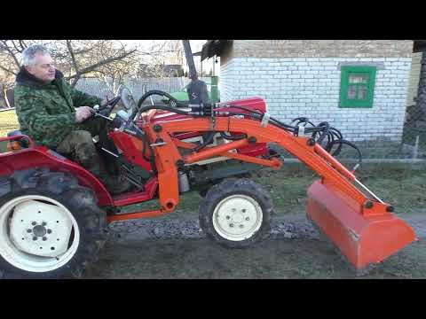 Видео: Обзор самодельного куна на минитрактор YANMAR 1802D