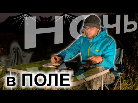 Видео: Ночная радиовахта в поле! Дожить до рассвета!