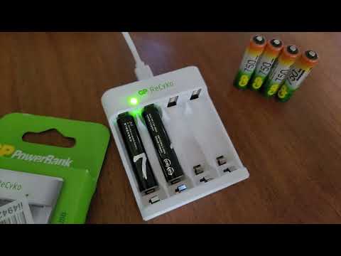 Видео: Зарядное устройство GP ReCyko E411