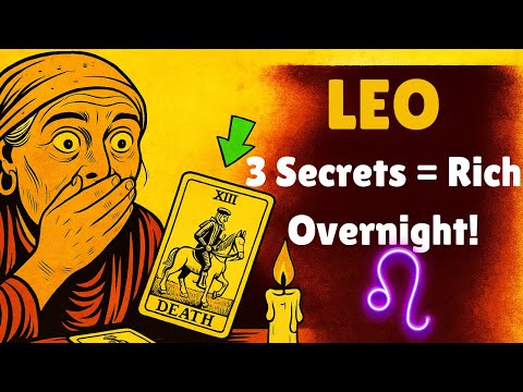Видео: ЛЕВ ♌😲 3 секрета, которые сделают вас богатым за одну ночь! 💰 Золото и удача уже на вашем пути!