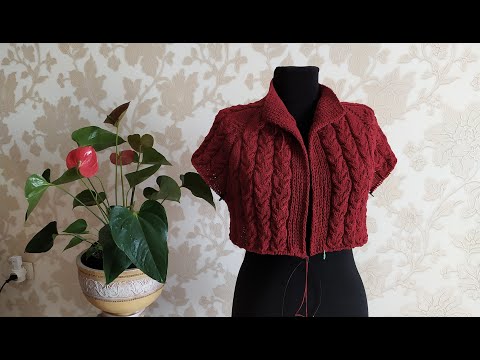 Видео: Кардиган спицами. Часть 4. Рукава.