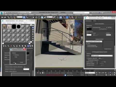 Видео: 3ds Max Design - Вставка модели в фото (Matte/Shadow/Reflection)