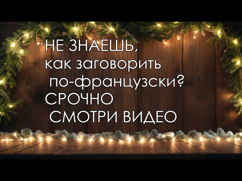 Видео: Французский язык для начинающих. Заговори очень быстро