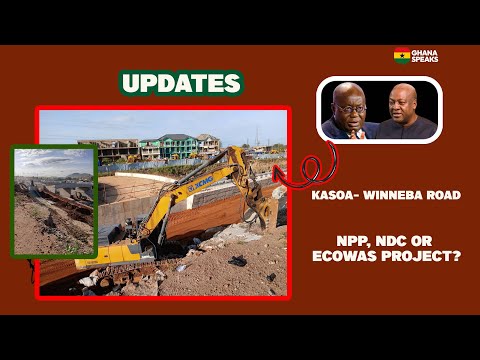 Видео: Реконструкция дороги Касоа–Будумбурам–Виннеба | Какое правительство это сделало? | #ghanaspeaks