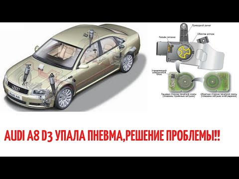 Видео: Audi А8 D3 ремонт пневмо подвески.