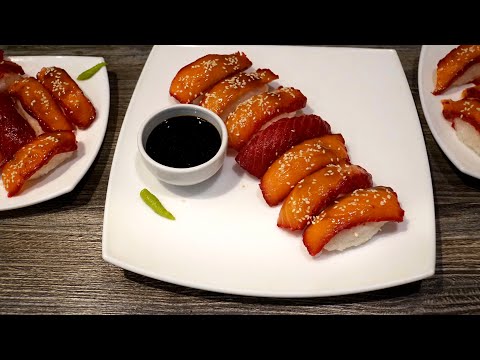 Видео: Нигири суши с лососем - пошаговый рецепт