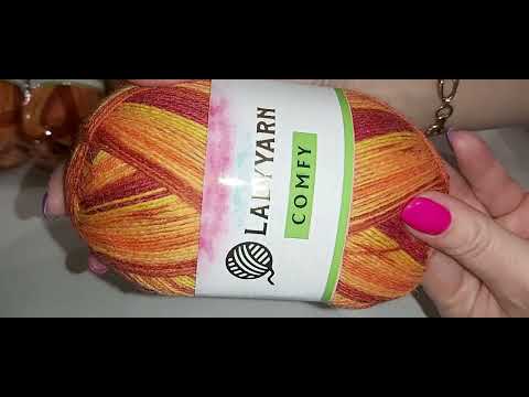 Видео: НОВАЯ НОСОЧНАЯ ПРЯЖА //LADY YARN COMFY