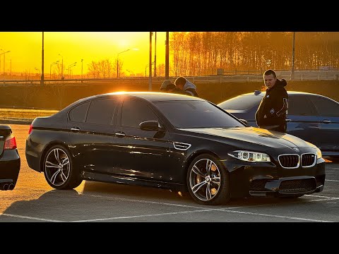 Видео: М-КИ В ГОРОДЕ! НЕЛЕГАЛЬНАЯ СХОДКА В МОСКВЕ. БОКОМ НА M5 F10 / M5 E60