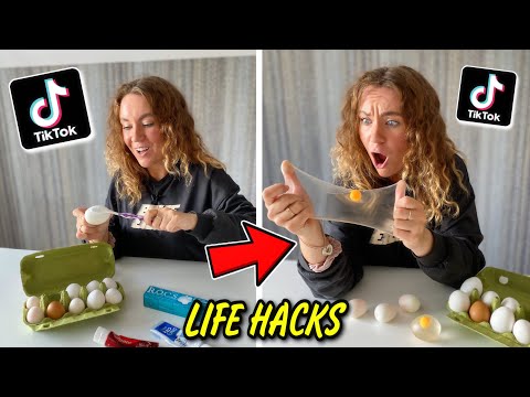 Видео: Попробовала TikTok Лайфхаки, чтобы увидеть, работают ли они ! 🙂 **СУПЕР**