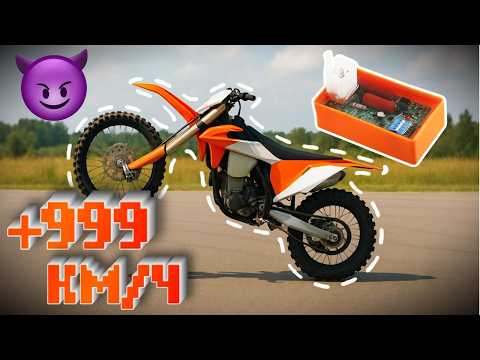Видео: СПОРТИВНЫЙ комутатор В ПИТБАЙК! МОТИК ПОЕХАЛ 200 КМ/Ч 🔥 #питбайк #эндуро #мото