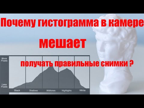 Видео: Как понимать гистограмму, что показывает гистограмма фотоаппарата.