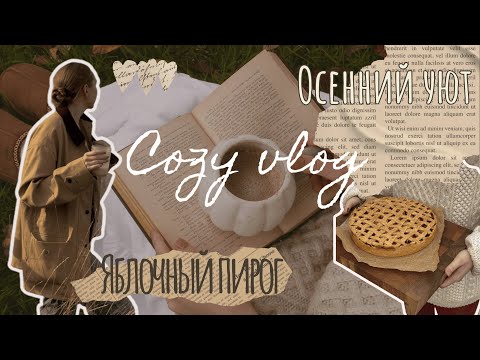 Видео: УЮТНЫЙ ОСЕННИЙ ДЕНЬ 🍂 яблочный пирог, прогулка в поле, уют🍁☕️