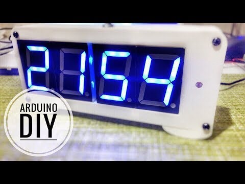 Видео: Самодельные часы на Ардуино (Atmega328)