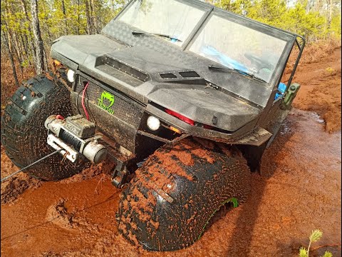 Видео: Путешествие на озеро Белое на вездеходе ТАЙПАН с квадроциклами СОКОЛ.