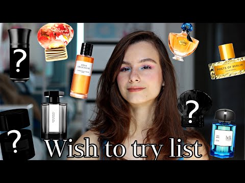 Видео: Мой wish-to-try list 😎 Парфюмы, которые я хочу попробовать и почему!